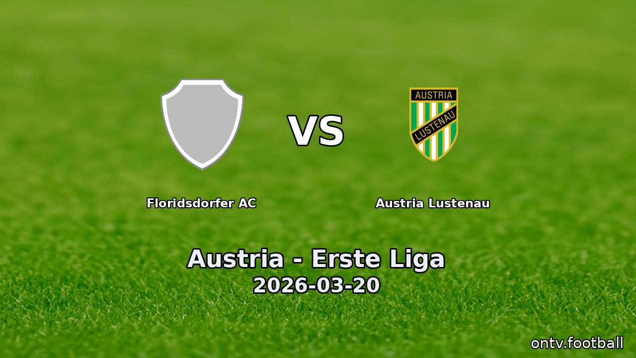 Floridsdorfer AC vs Austria Lustenau
