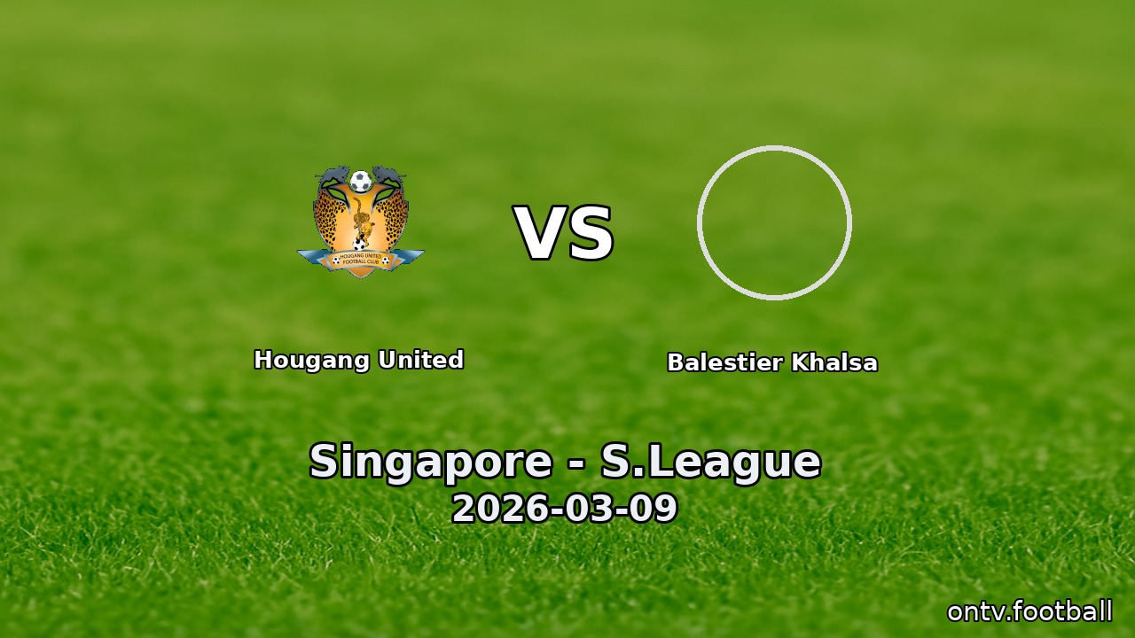 Hougang United vs Balestier Khalsa