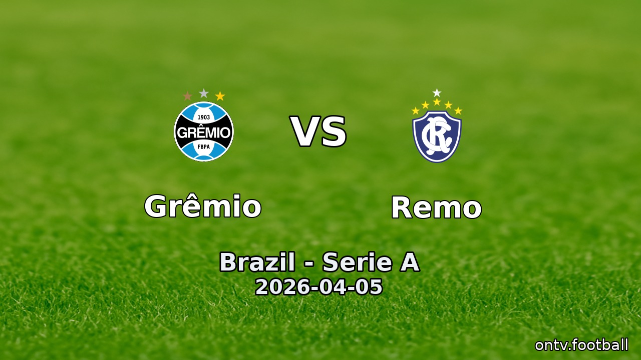 Grêmio vs Remo