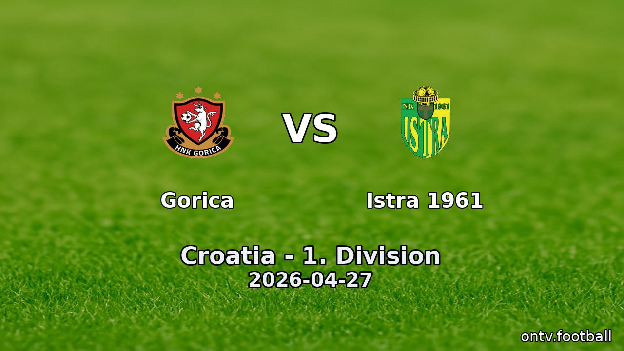 Gorica vs Istra 1961