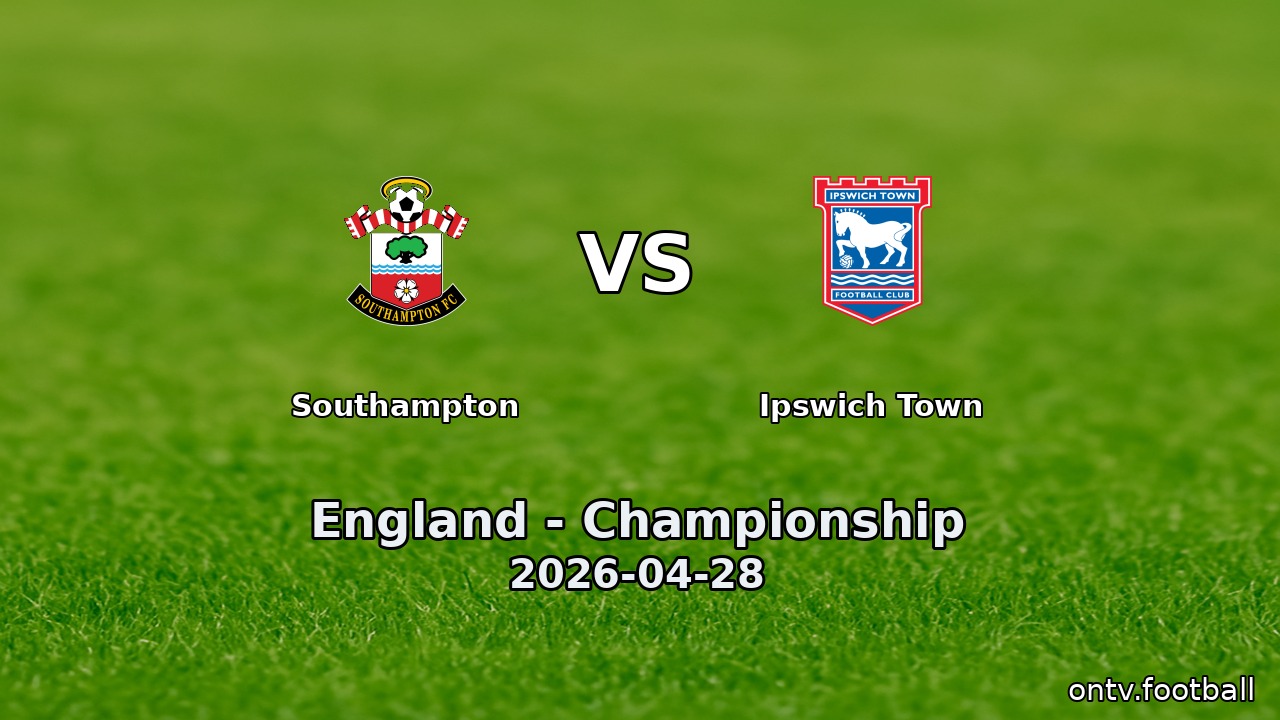 Southampton vs Ipswich Town