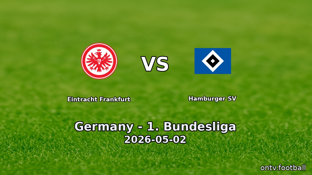 Eintracht Frankfurt vs Hamburger SV