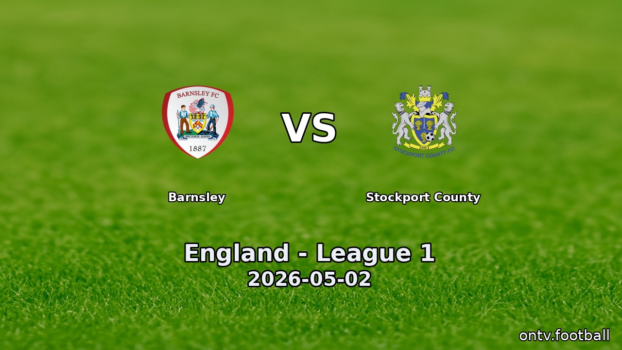Barnsley vs Stockport County