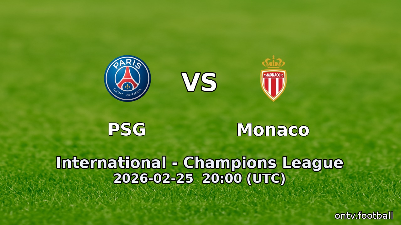 PSG vs Monaco