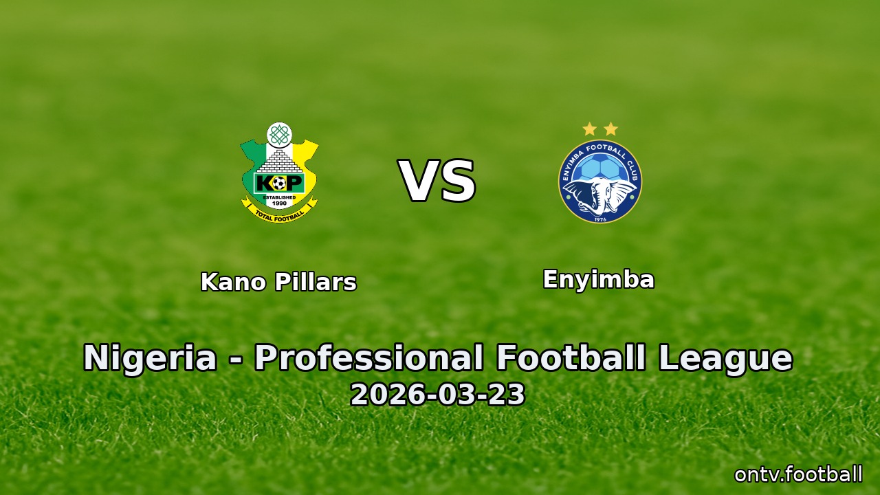 Kano Pillars vs Enyimba