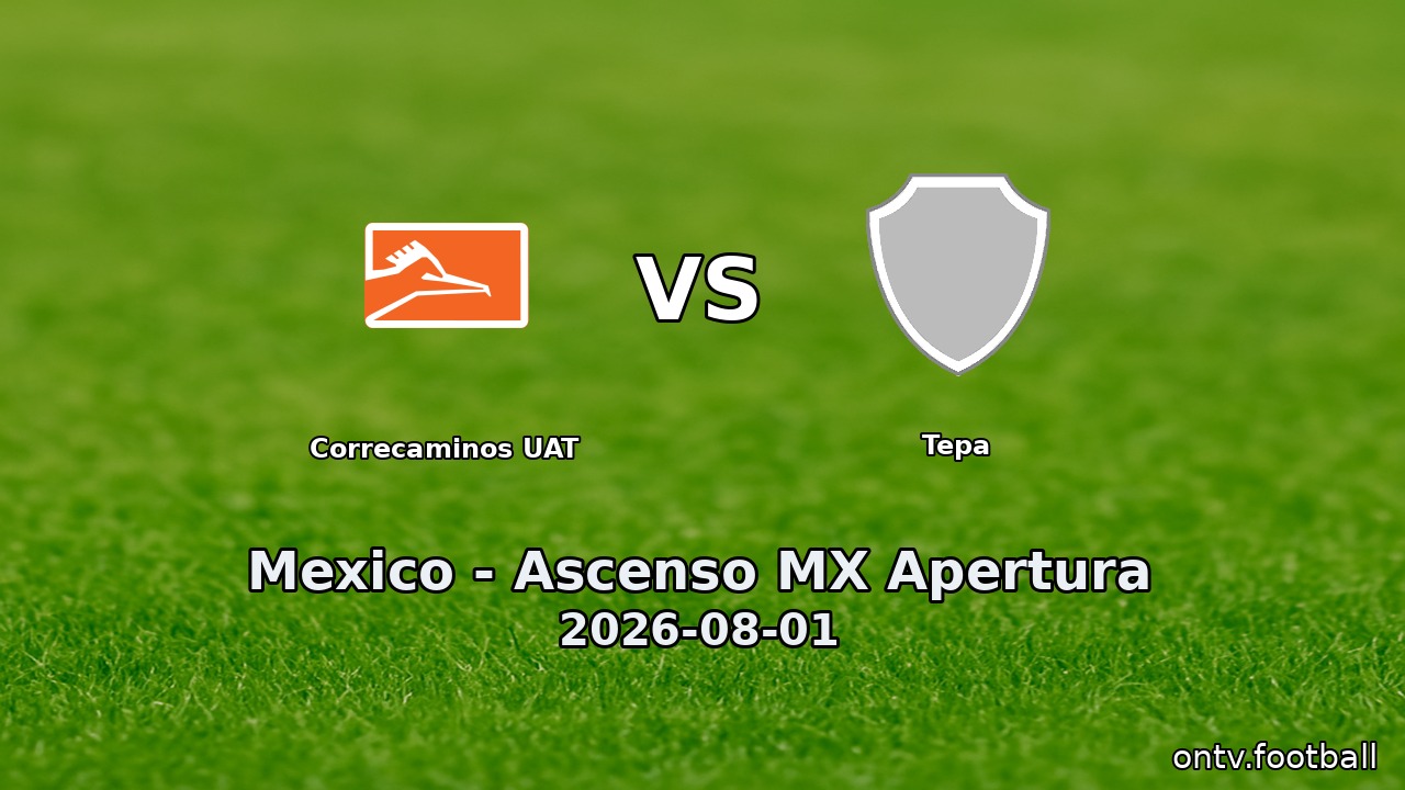 Correcaminos UAT vs Tepa