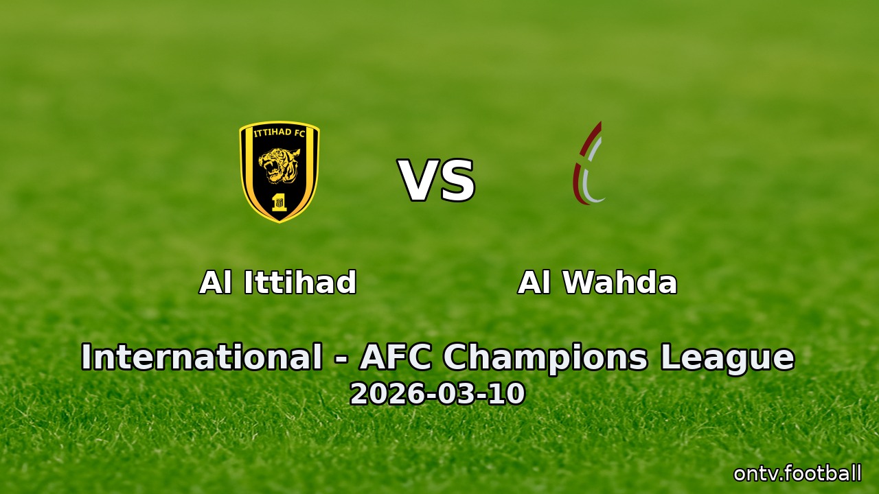 Al Ittihad vs Al Wahda