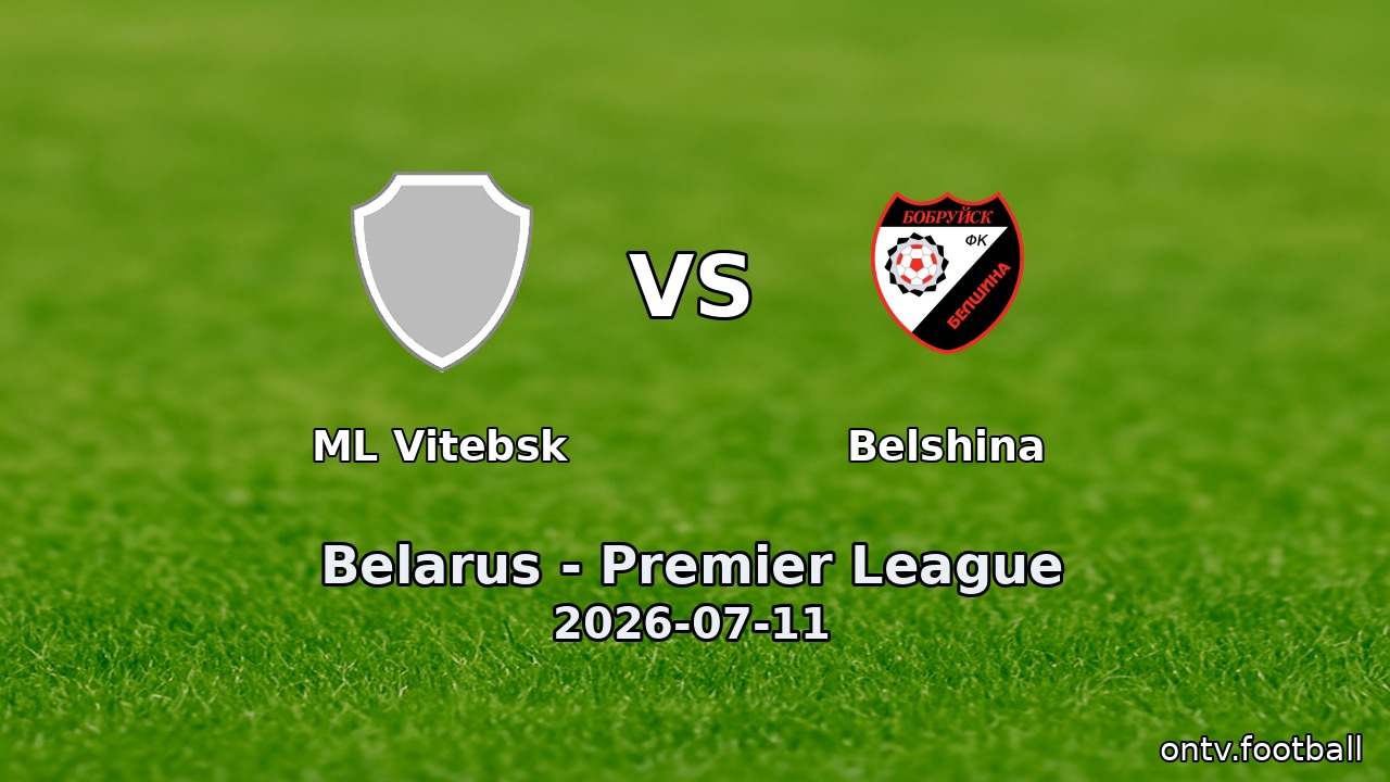ML Vitebsk vs Belshina