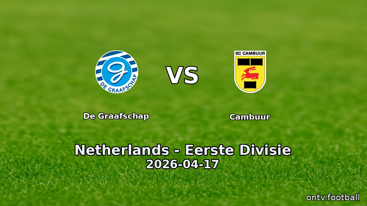 De Graafschap vs Cambuur