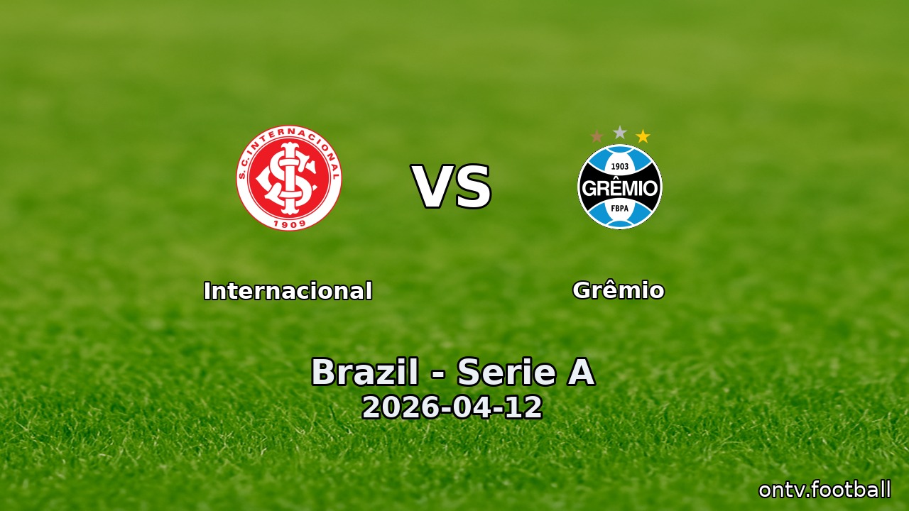 Internacional vs Grêmio