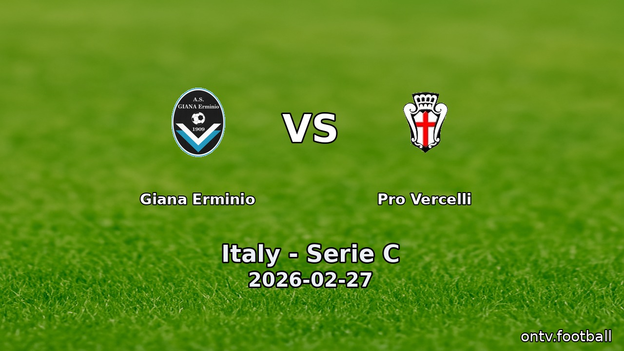 Giana Erminio vs Pro Vercelli