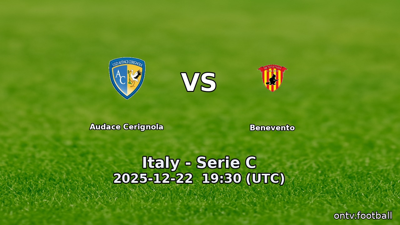 Audace Cerignola vs Benevento