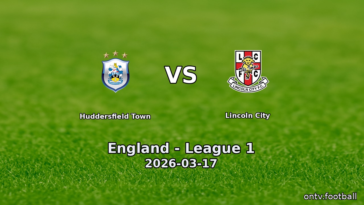 Huddersfield Town vs Lincoln City