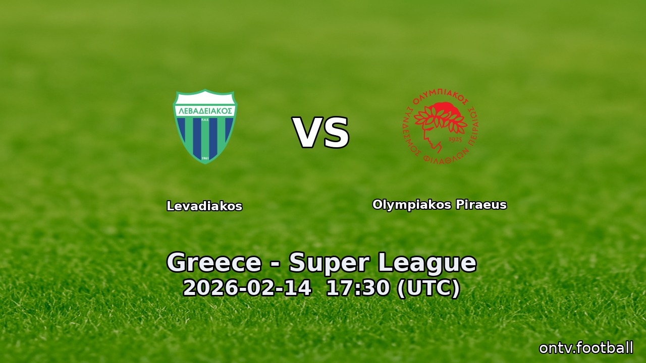 Levadiakos vs Olympiakos Piraeus