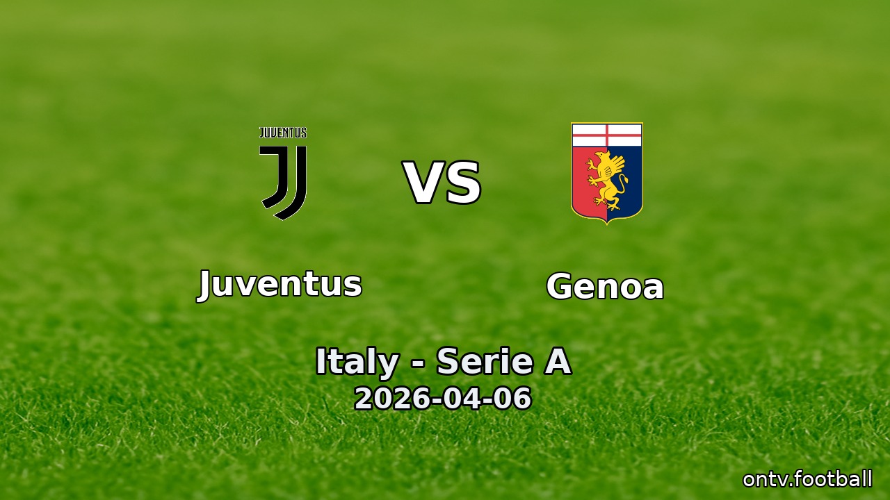 Juventus vs Genoa