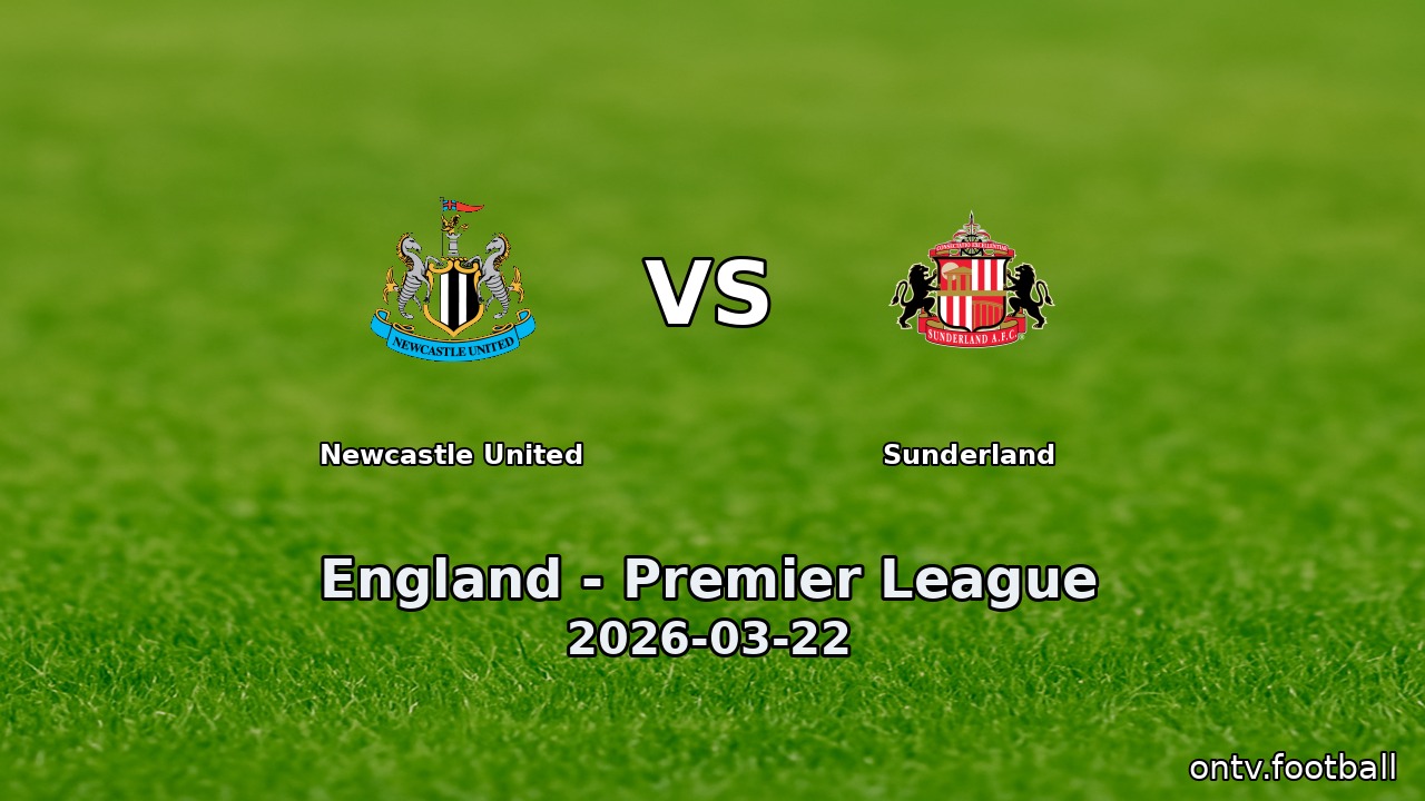 Newcastle United vs Sunderland