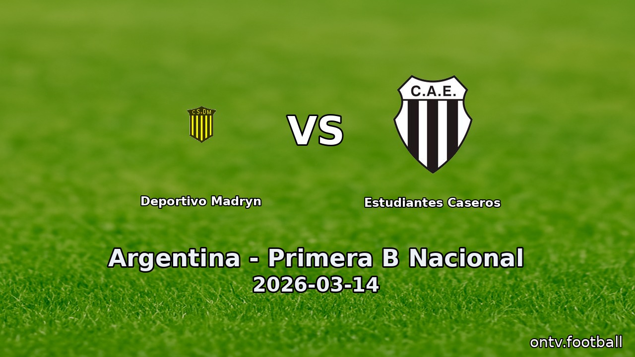 Deportivo Madryn vs Estudiantes Caseros