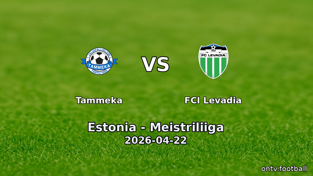 Tammeka vs FCI Levadia