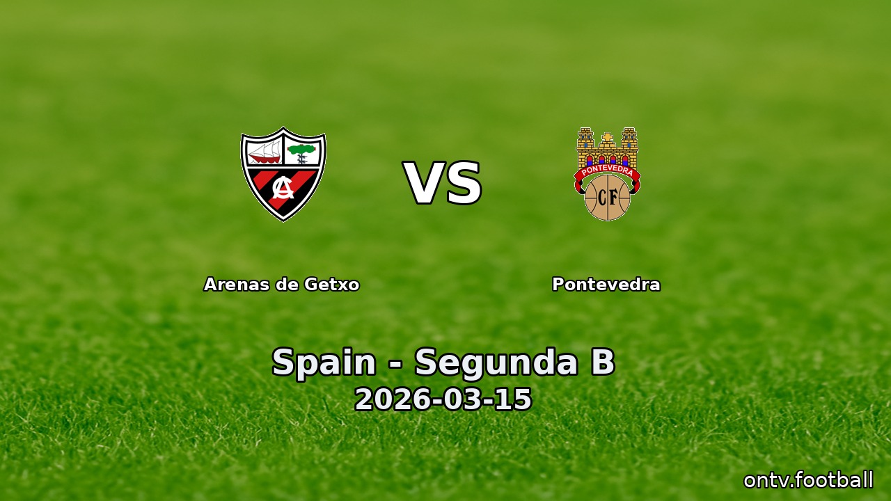 Arenas de Getxo vs Pontevedra