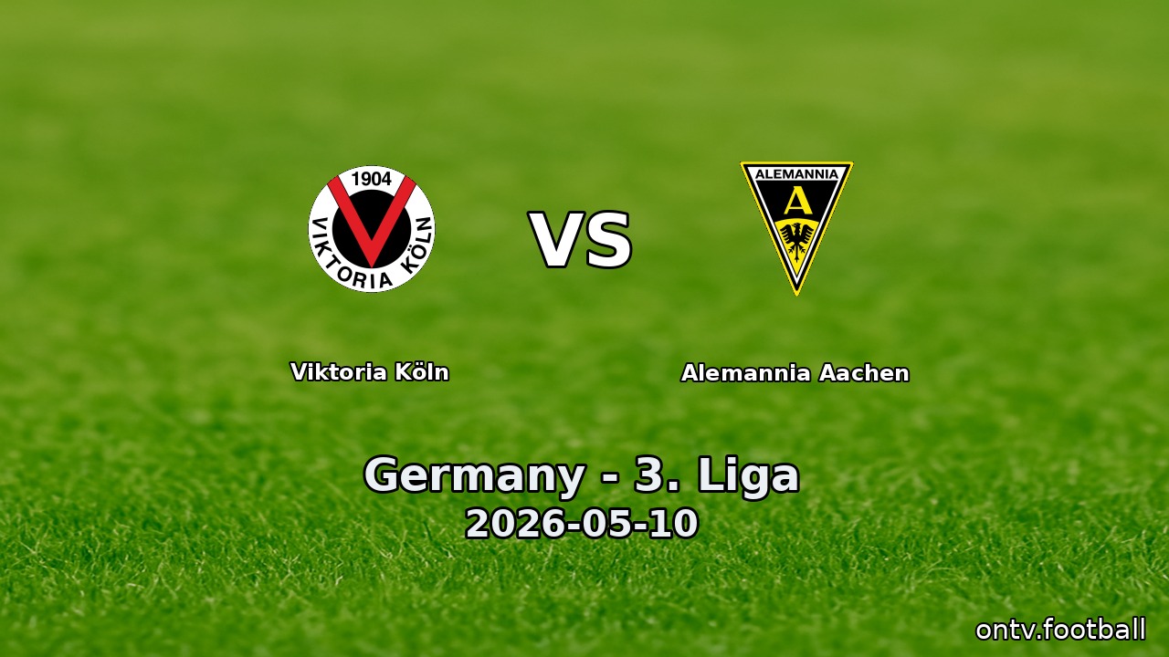 Viktoria Köln vs Alemannia Aachen