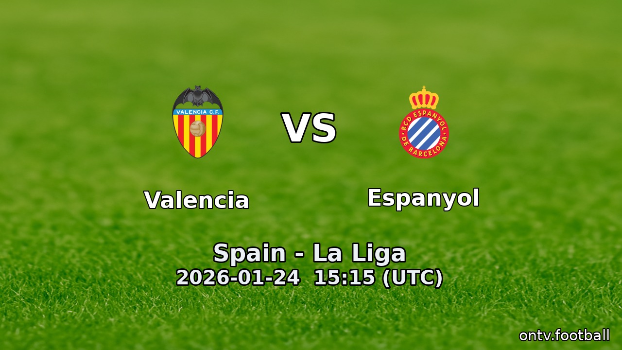 Valencia vs Espanyol