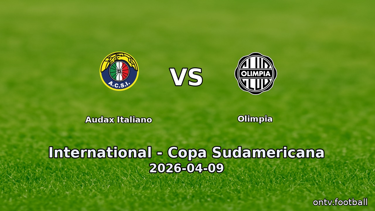 Audax Italiano vs Olimpia