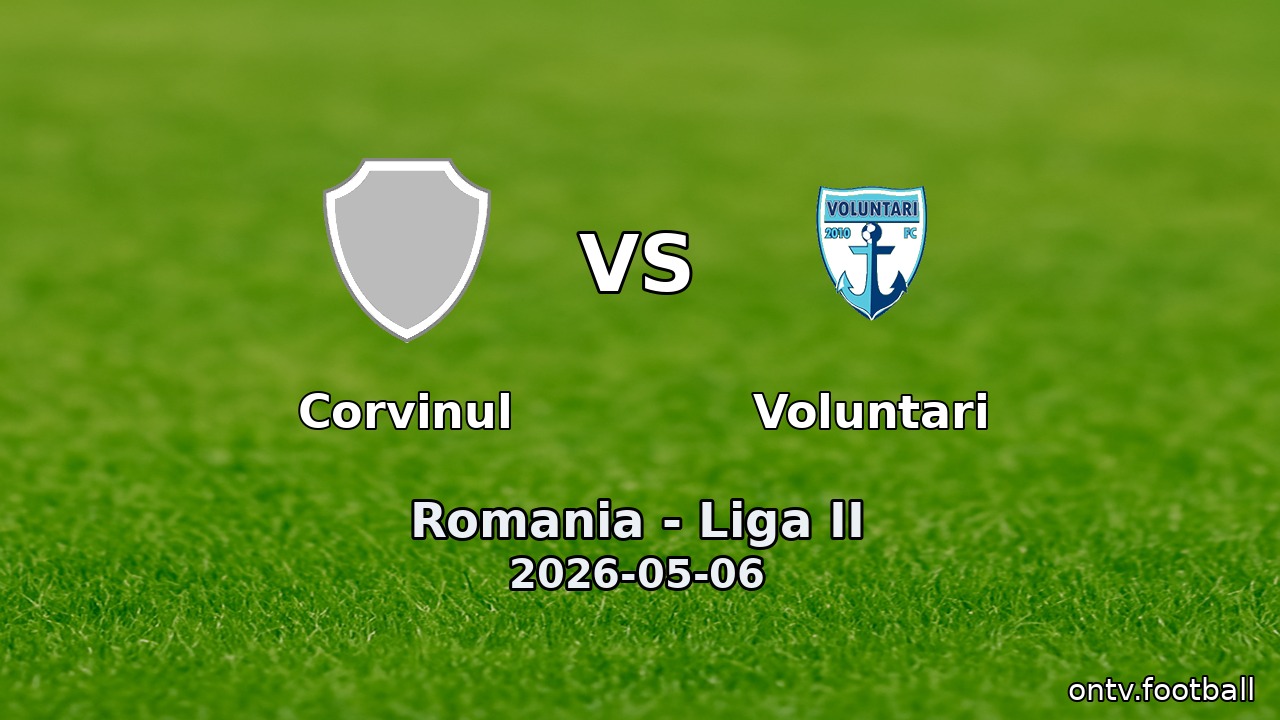 Corvinul vs Voluntari