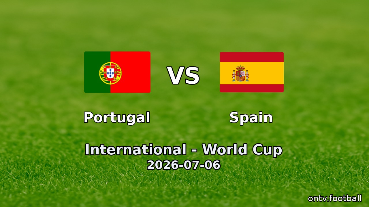 Portugal vs Spain
