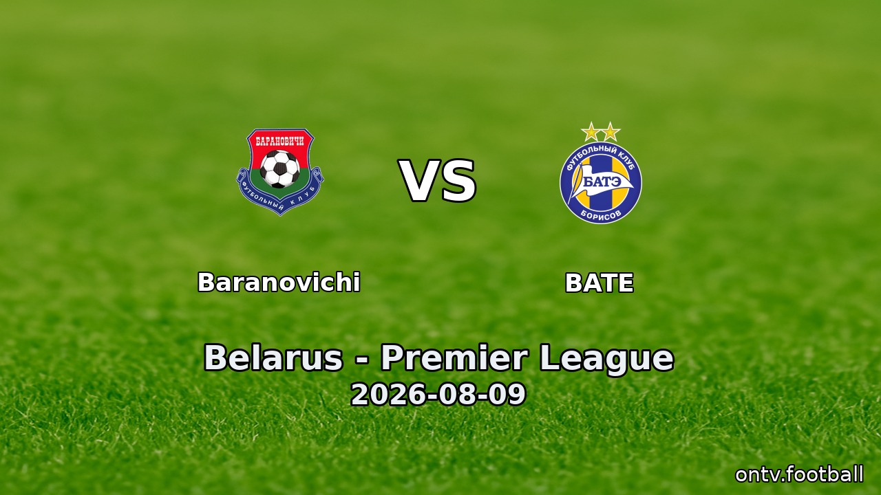 Baranovichi vs BATE