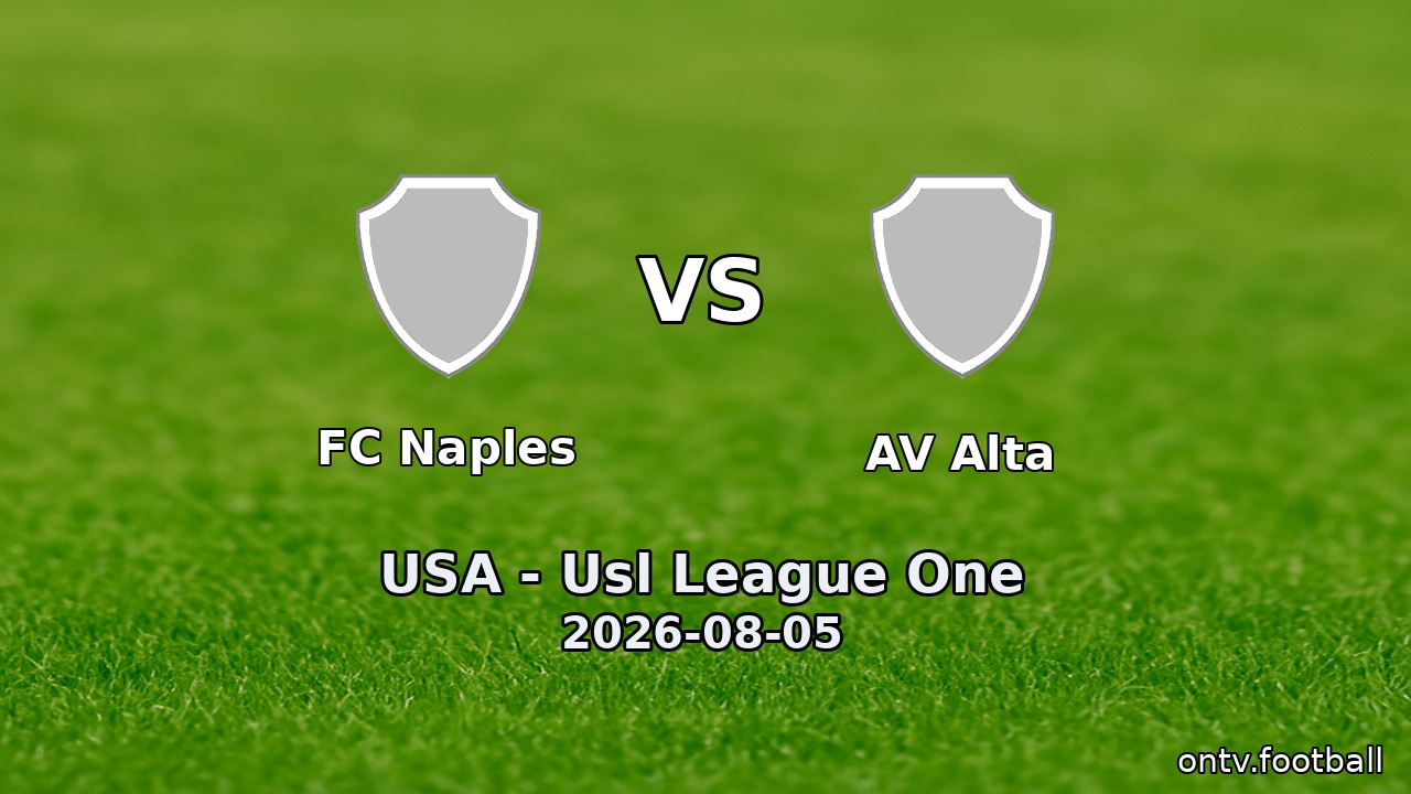 FC Naples vs AV Alta