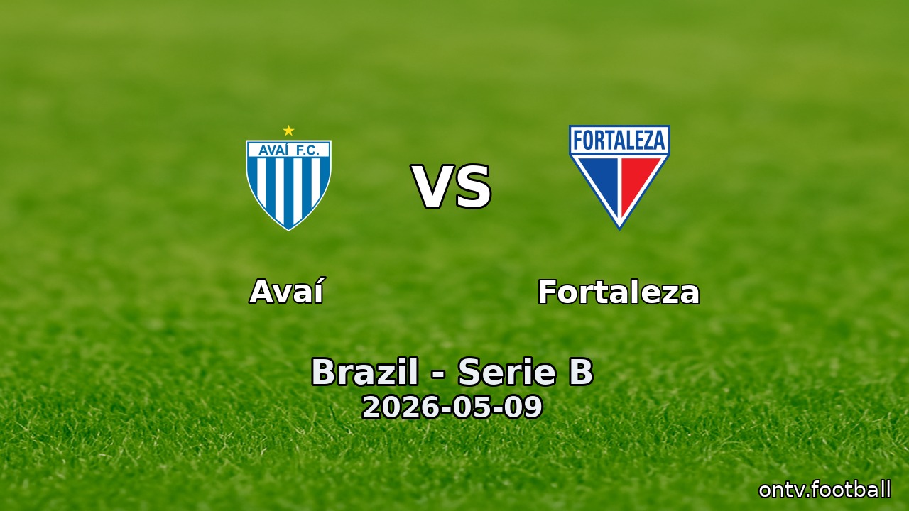 Avaí vs Fortaleza