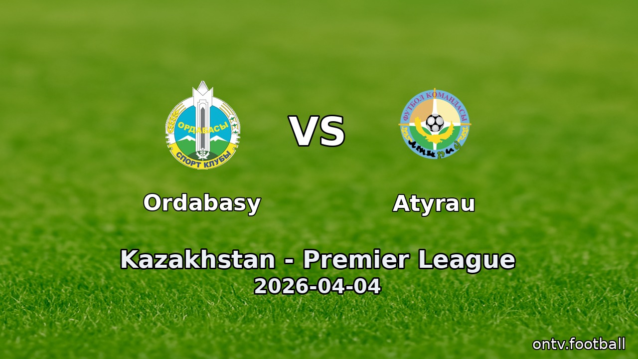 Ordabasy vs Atyrau