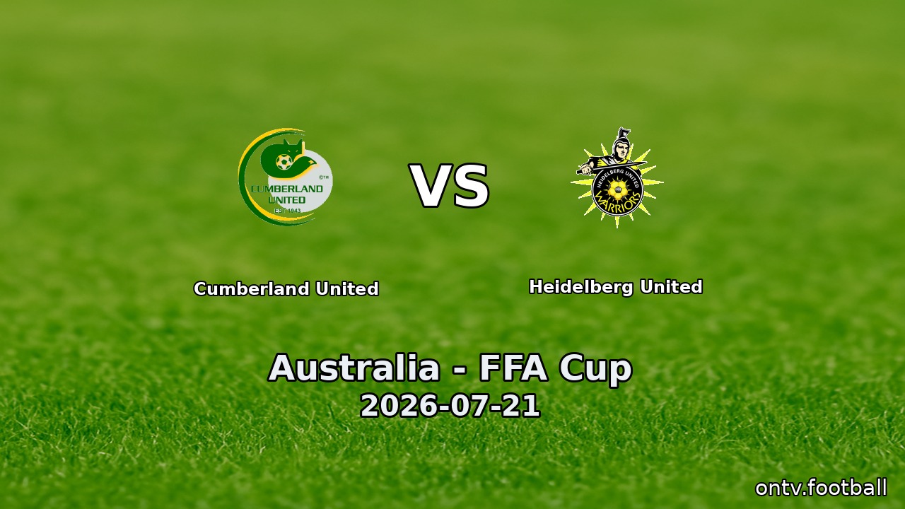 Cumberland United vs Heidelberg United