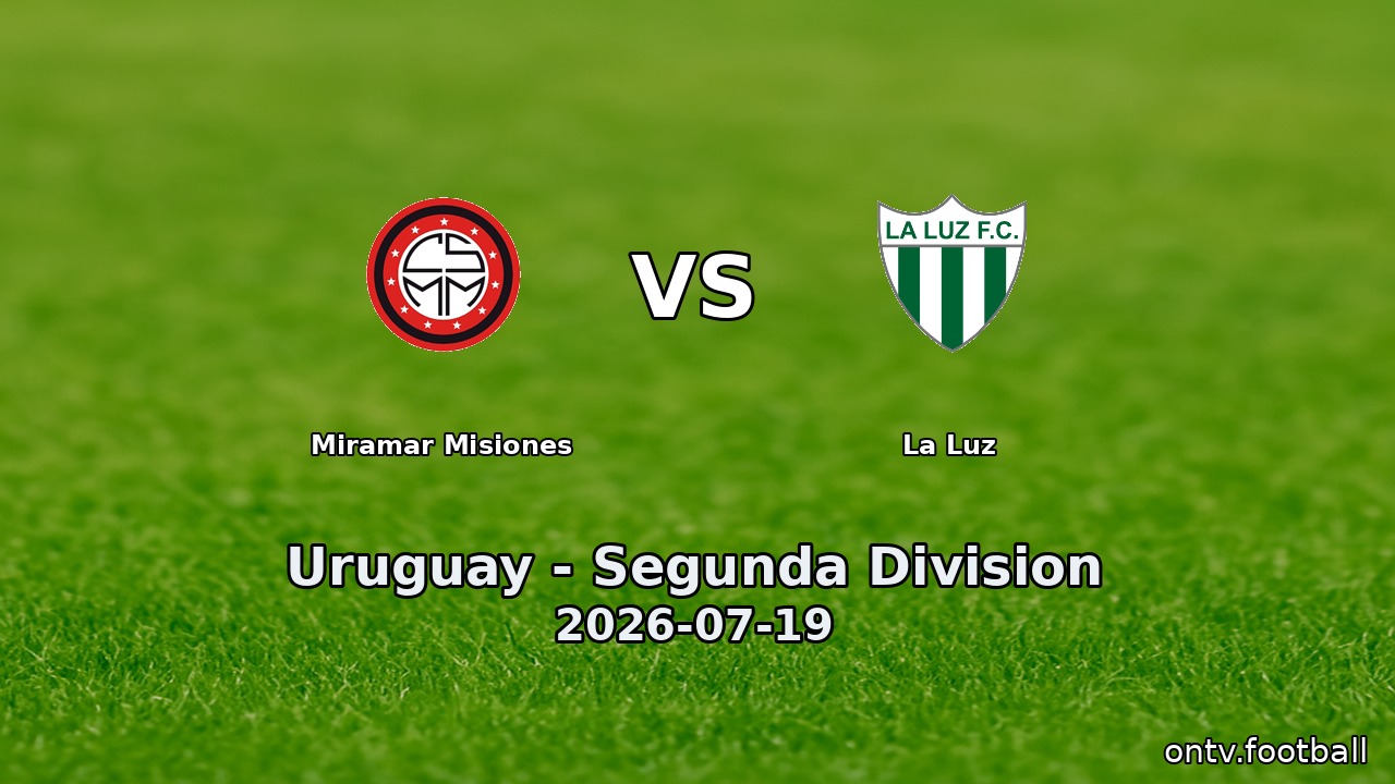 Miramar Misiones vs La Luz