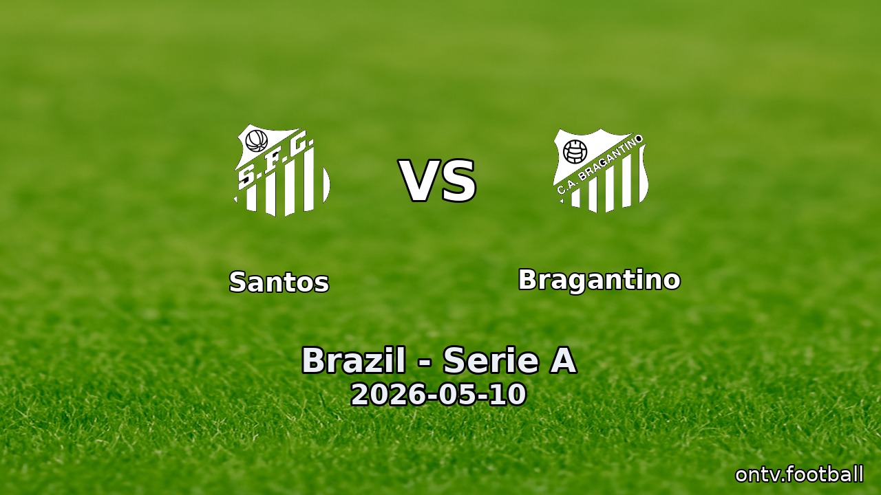 Santos vs Bragantino