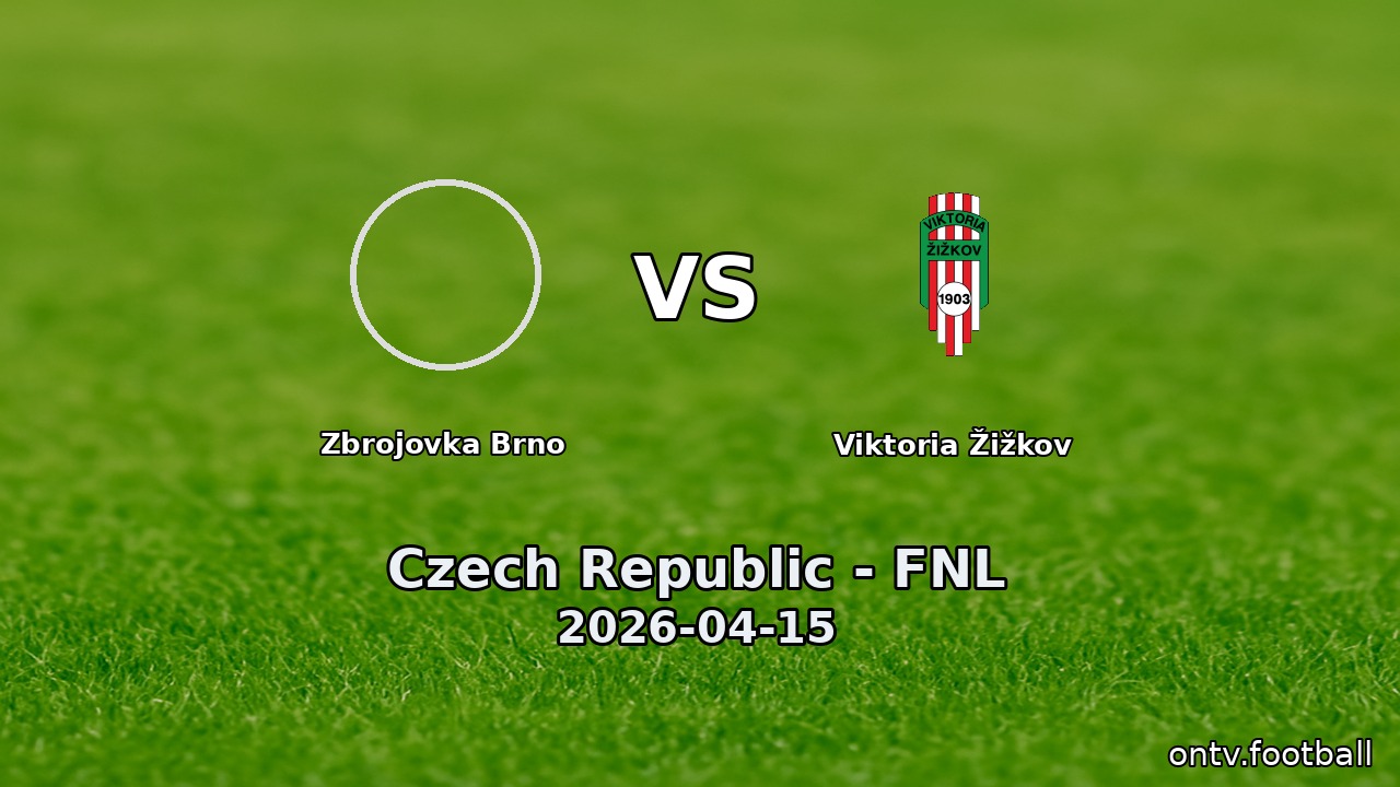 Zbrojovka Brno vs Viktoria Žižkov