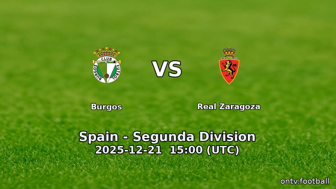 Burgos vs Real Zaragoza