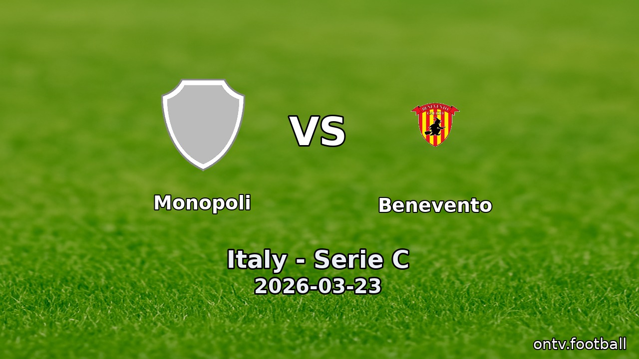 Monopoli vs Benevento