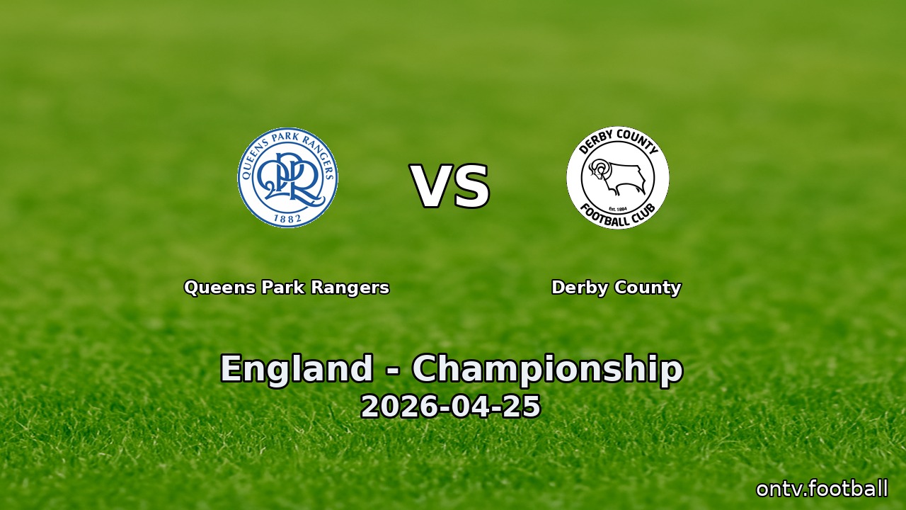 Queens Park Rangers vs Derby County