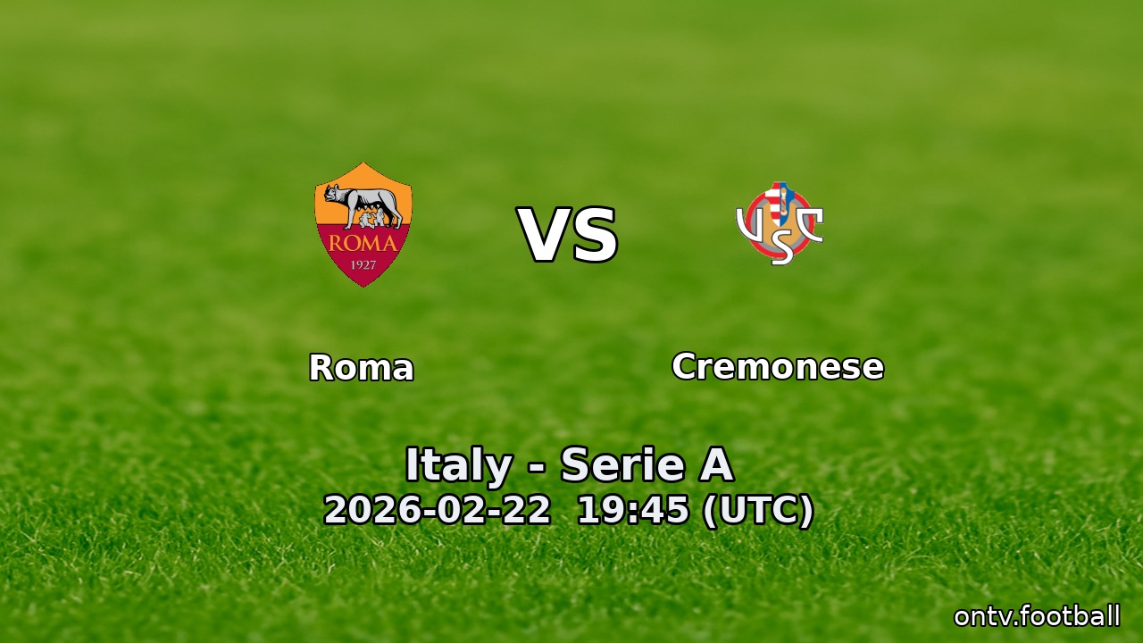 Roma vs Cremonese