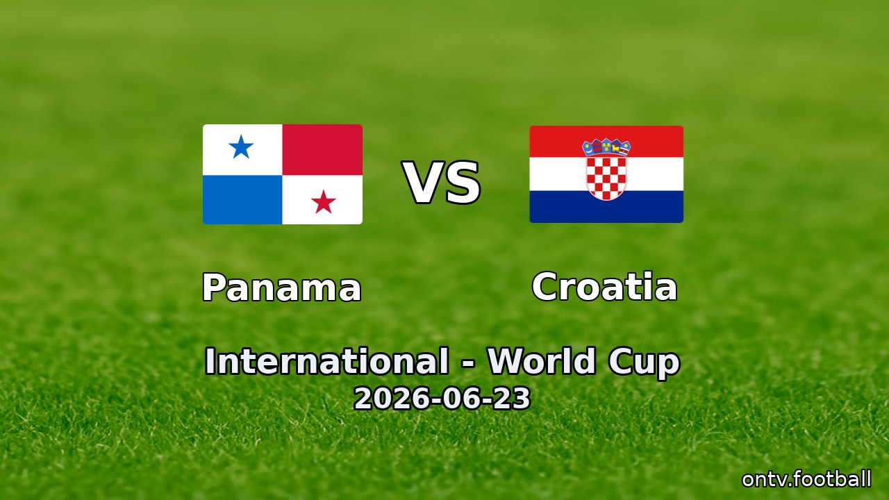 Panama vs Croatia