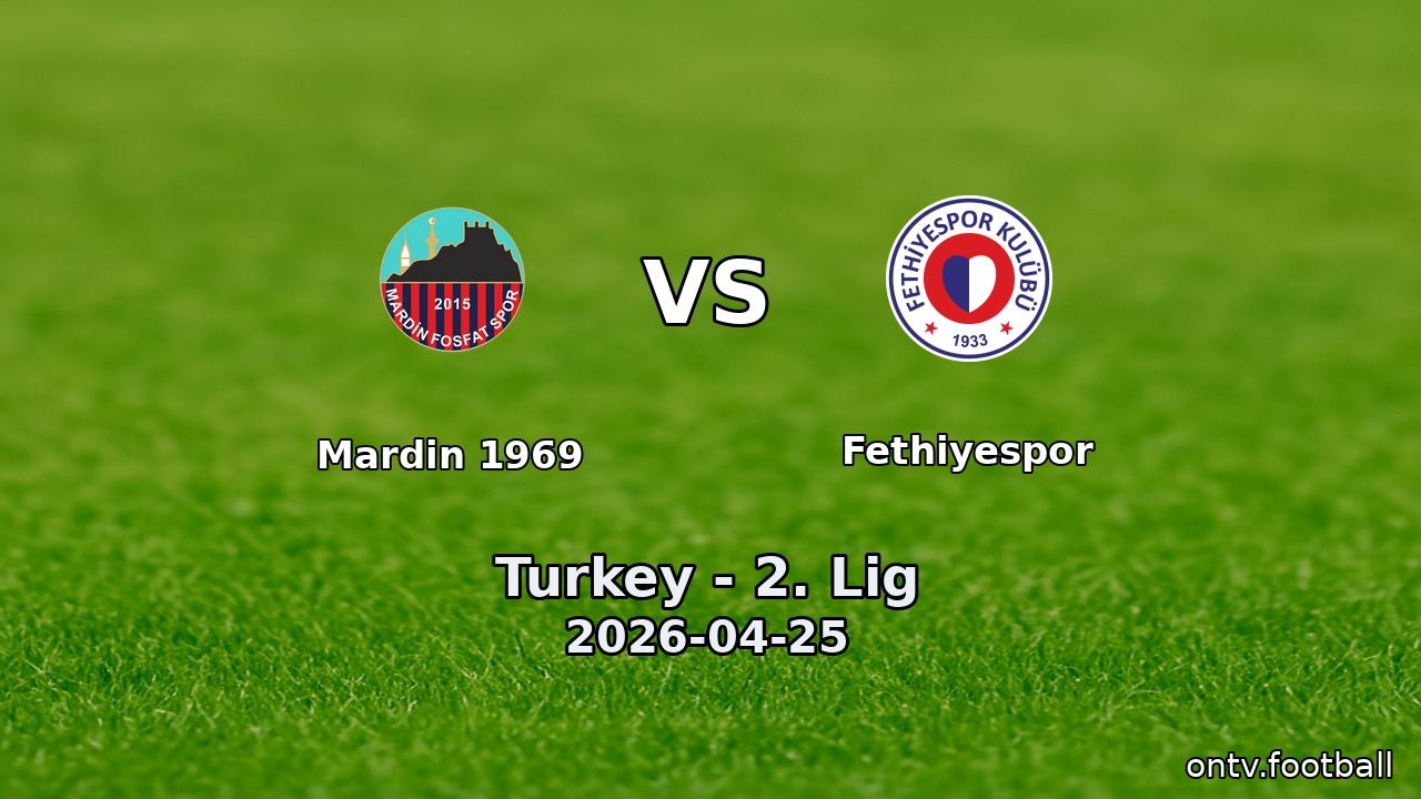 Mardin 1969 vs Fethiyespor