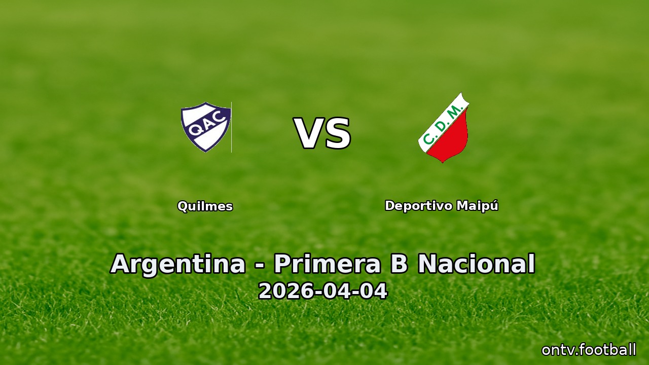 Quilmes vs Deportivo Maipú