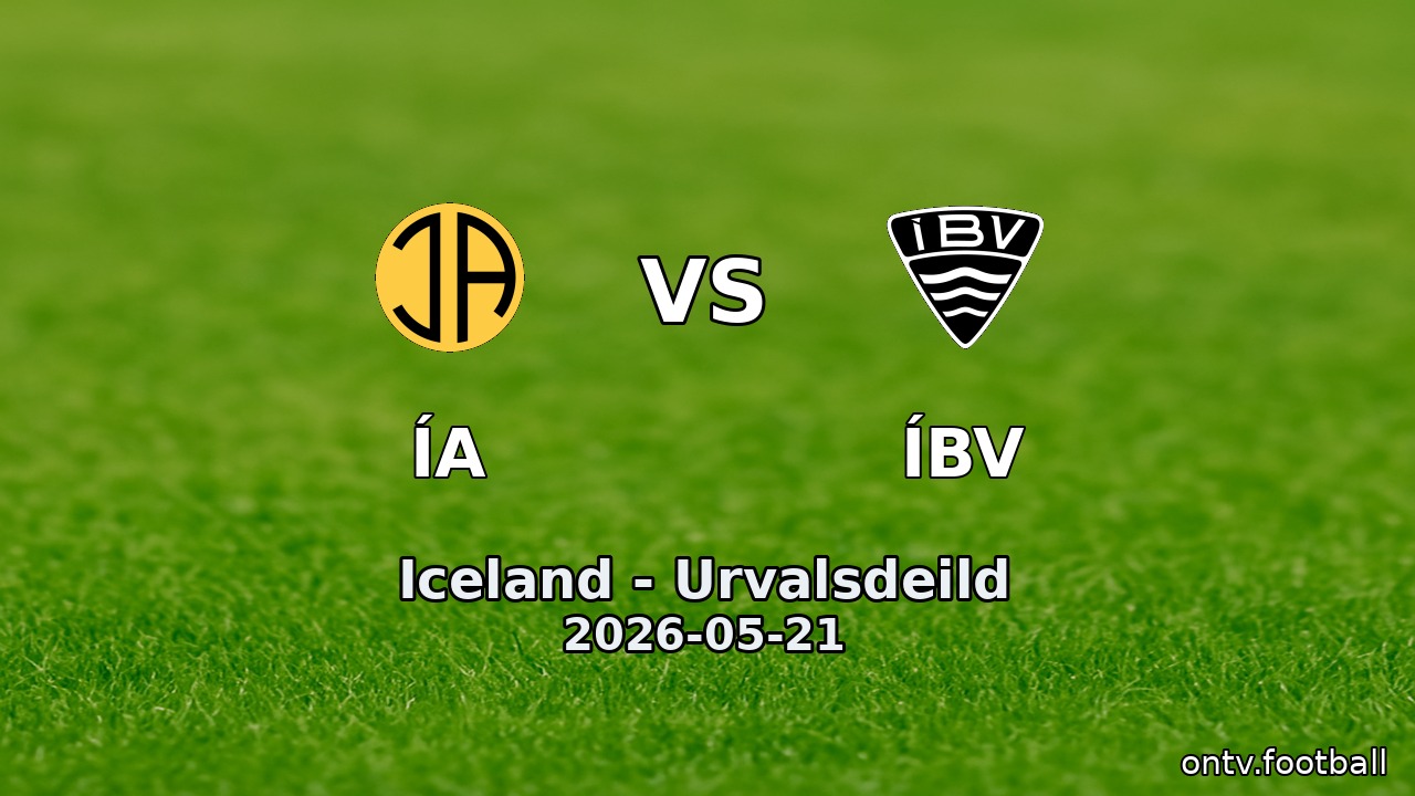 ÍA vs ÍBV