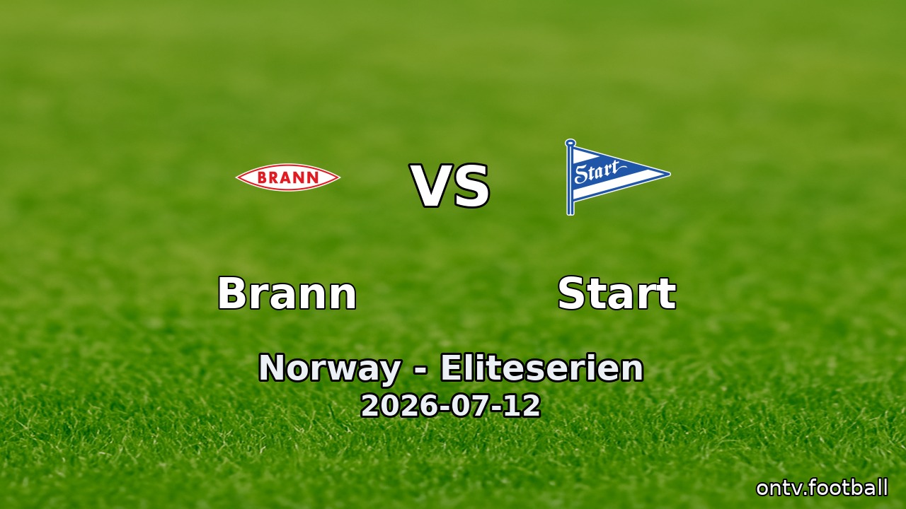 Brann vs Start