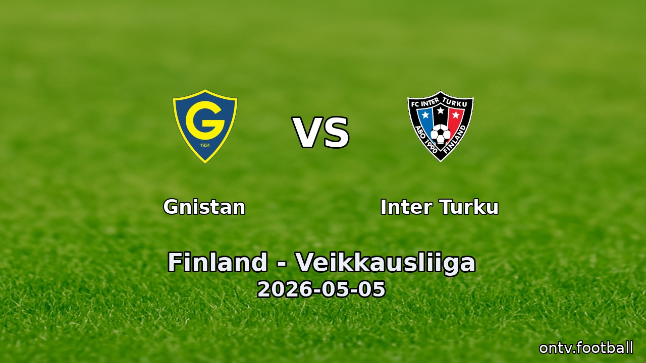 Gnistan vs Inter Turku