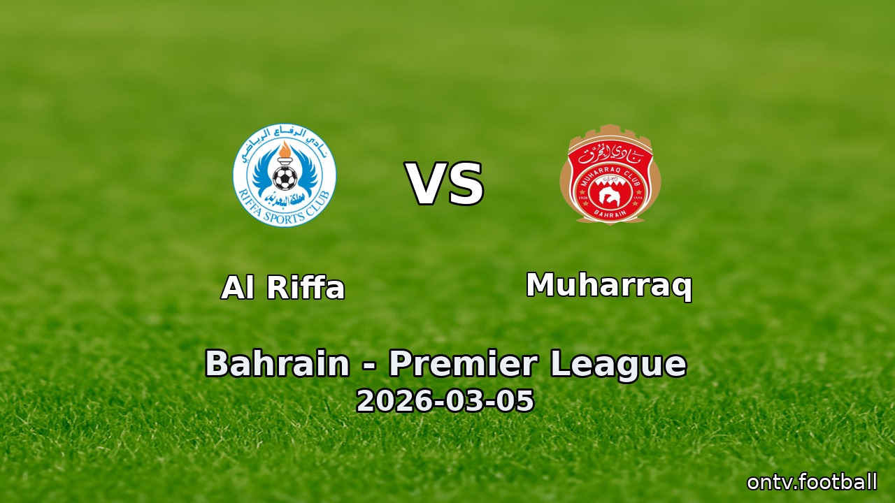 Al Riffa vs Muharraq