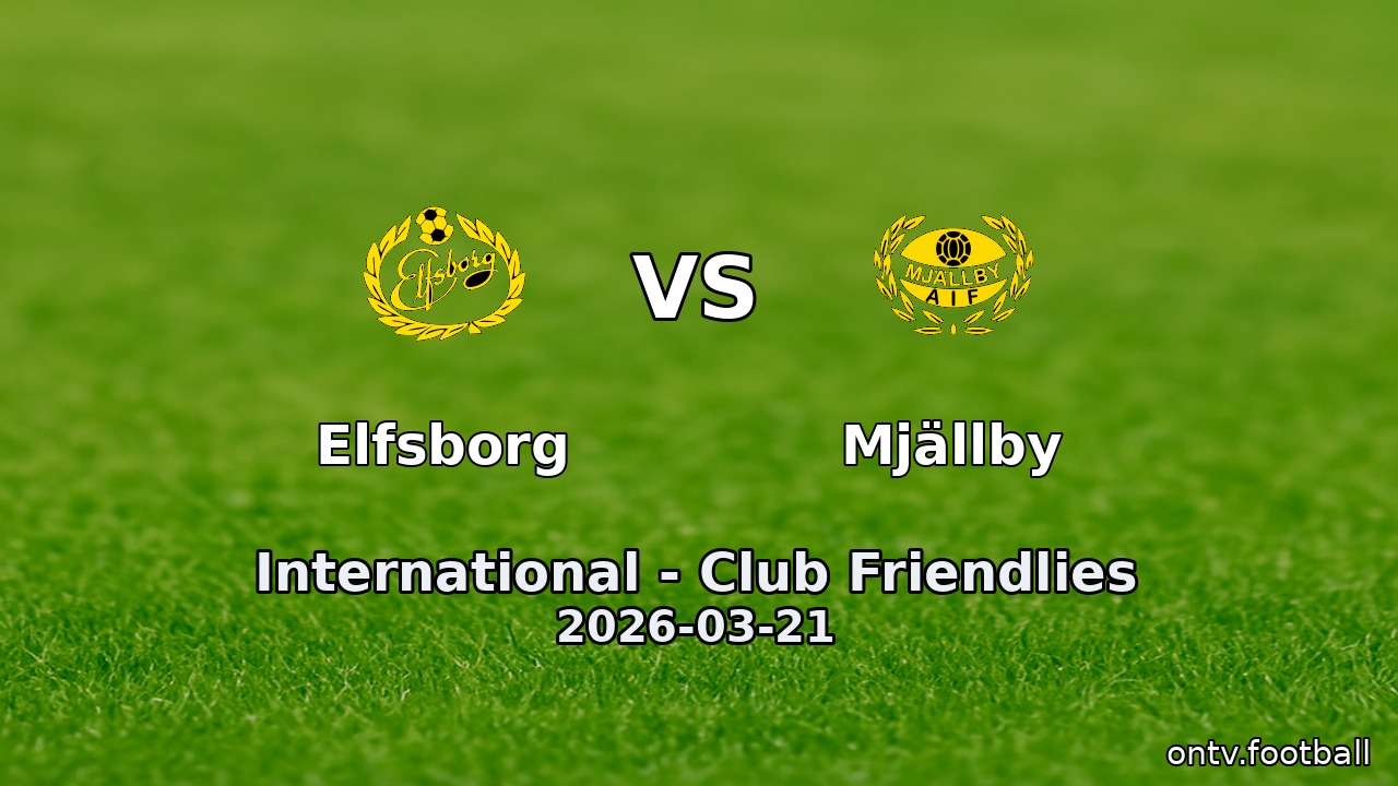 Elfsborg vs Mjällby