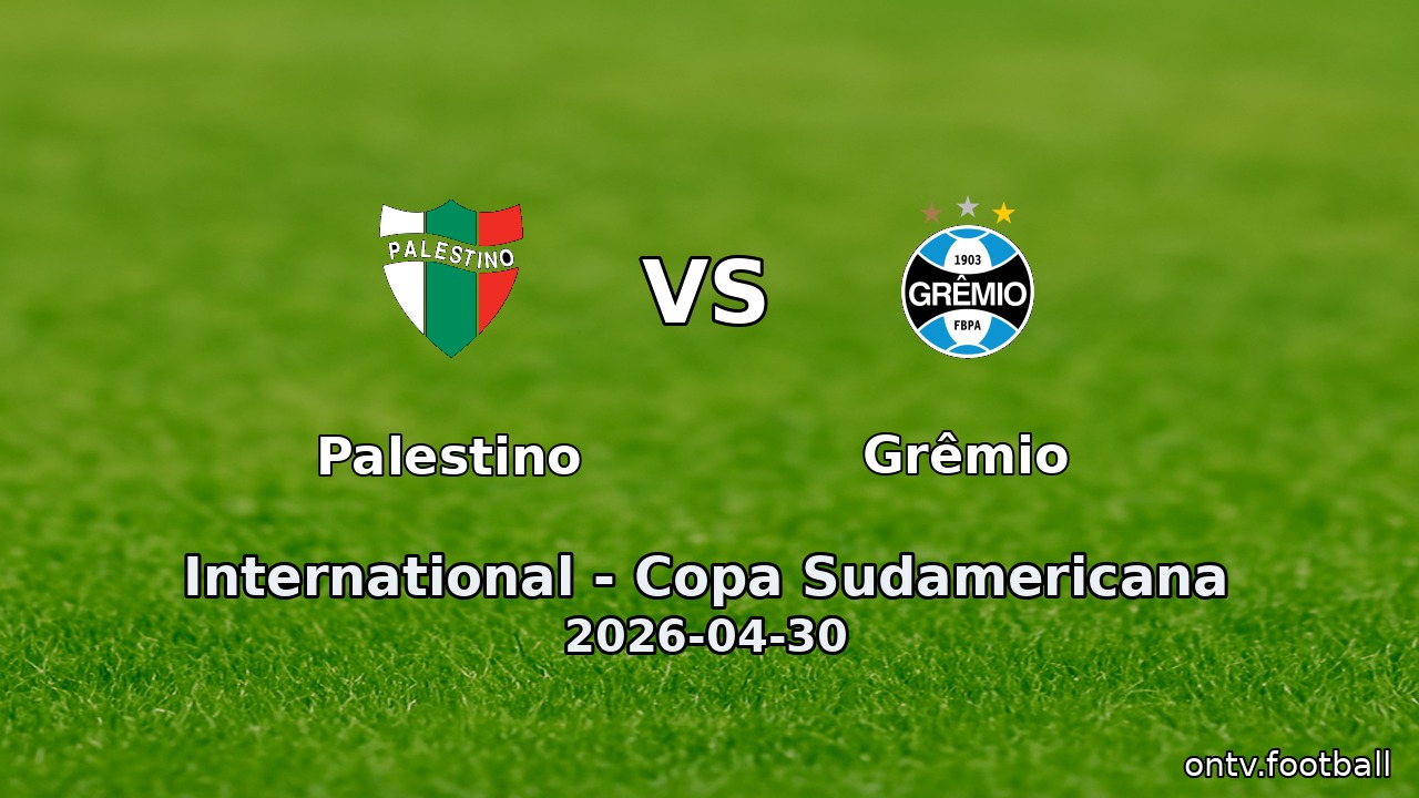 Palestino vs Grêmio