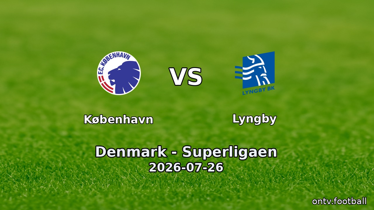 København vs Lyngby